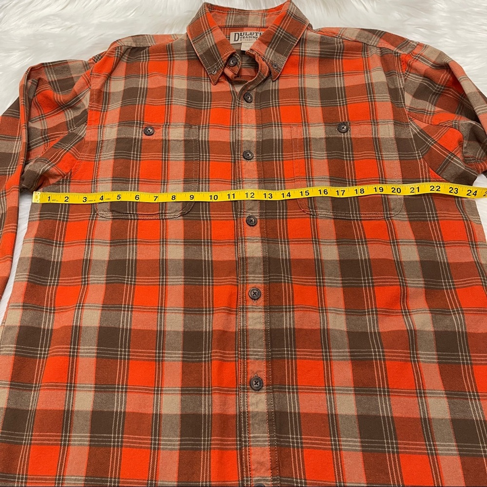 Men’s Duluth Trading Co flannel long sleeve shirt size L - Picture 5 of 6